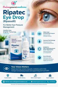 Ripatec Eye Drop (Ripasudil) – Eye Pressure Management