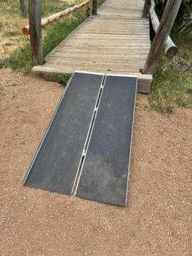 Aluminum wheelchair ramps