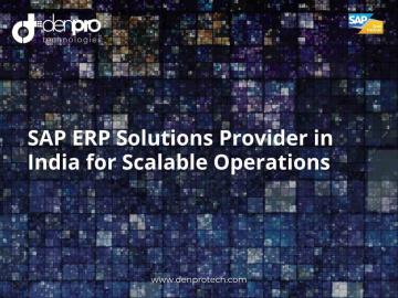 SAP ERP Solutions Provider in India for Future-Ready Businesses | Denpro Technologies