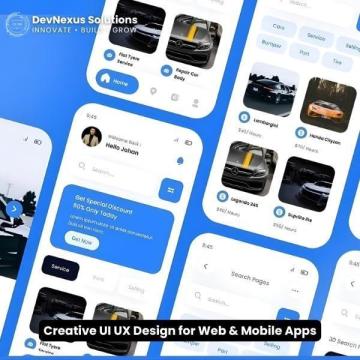 Creative UI UX Design for Web & Mobile Apps