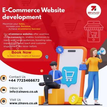 eCommerce Website development Company in Uk | Zinavo