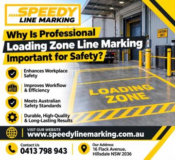 Why Is Professional Loading Zone Line Marking Important for Safety?
