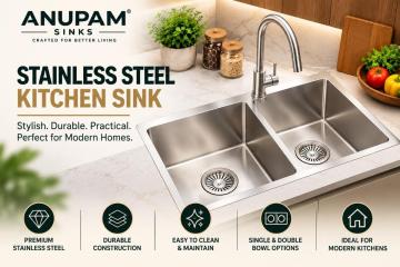 Stainless Steel Kitchen Sink for Everyday Use