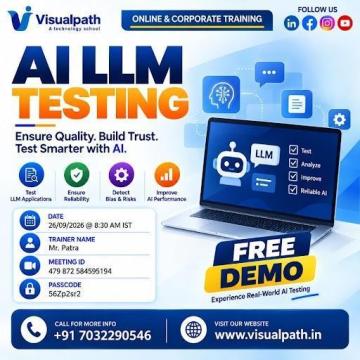 Join the Master AI LLM Testing Free Demo on Sep 26, 2026