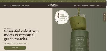 50% OFF Entire Order on Cowboy Colostrum