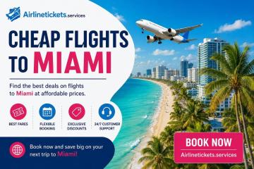 Airlinetickets.services – Cheap Flights to Miami at Affordable Prices