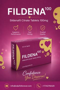 Trusted Fildena 100mg Tablets for ED Support