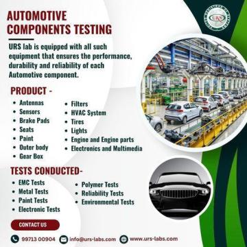Automotive Product Testing Labs in India