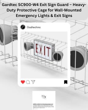 Heavy-Duty Exit Sign Guards for Emergency Signs | GardTec