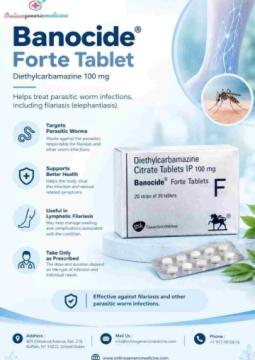 Banocide Forte Tablet for Filarial & Worm Infections | Online Generic Medicine