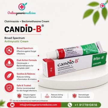 Candid B Cream | Clotrimazole Antifungal Cream | OnlineGenericMedicine