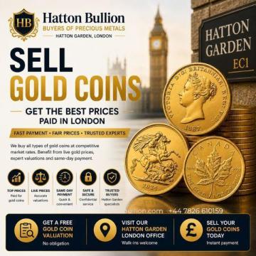 Sell Gold Coins in London - Get Top Prices Paid Today