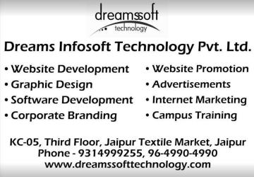 Dreams Soft Technology, Software training in jaipur