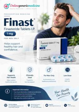 Finast 1 mg – Finasteride for Hair Loss | Online Generic Medicine