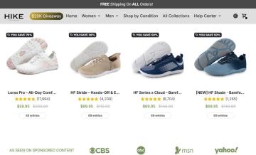 15% OFF Hike Footwear