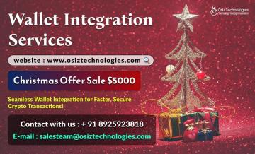 Seamless Wallet Integration Services for Your Crypto Apps – Christmas Offer $5000 | Osiz Technologie