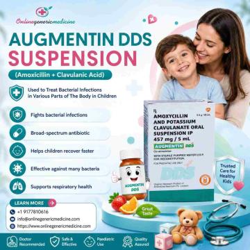 Augmentin DDS Suspension Syrup | Pediatric Oral Antibiotic