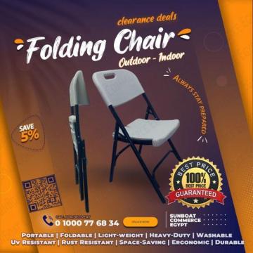 Durable and lightweight folding chairs