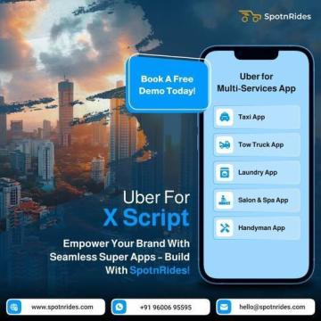 Launch Any On-Demand Service with SpotnRides