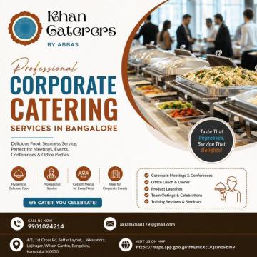 Corporate Catering Services in Bangalore | Khan Caterers