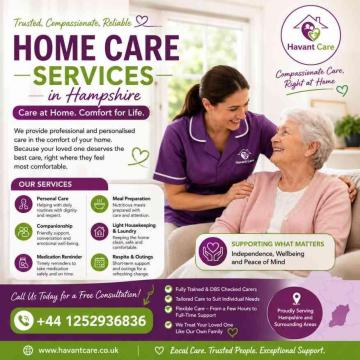 Home Care Services in Hampshire – Compassionate & Trusted Support