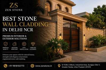 Stone Wall Cladding in Delhi NCR | Premium Engineered Stone by Zen Stone