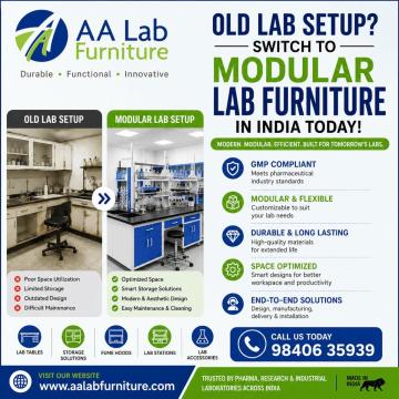 Old Lab Setup? Switch to Modular Lab Furnitures Today! - Aalabfurniture