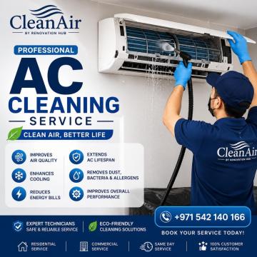 Residential & Commercial AC Cleaning Service in Dubai