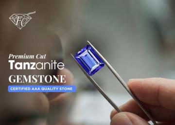 Premium Cut Tanzanite Gemstone–Certified AAA Quality Stone