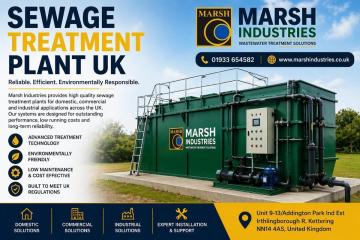 Domestic Sewage Treatment Products UK | Marsh Industries Solutions