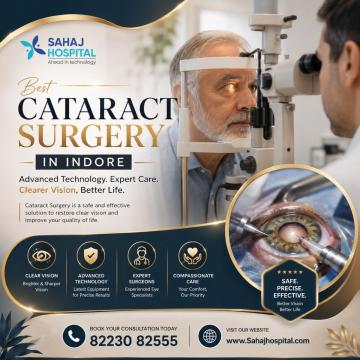 Best Cataract Surgery In Indore - Sahaj Hospital
