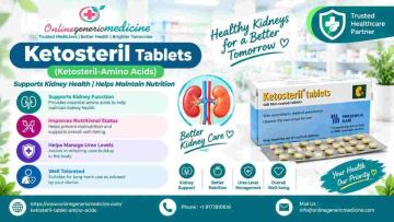 Explore general information about Ketosteril Tablets, including their composition, intended use, and