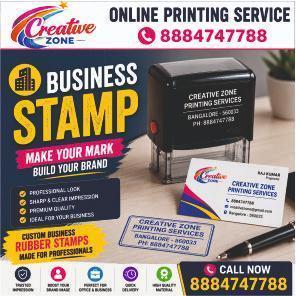 Online Service Rubber Stamp | Delivery same day | Online Service | Rubber Stamp | 501