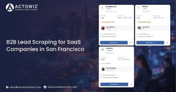 B2B Lead Scraping for SaaS Companies SF | Actowiz Solutions