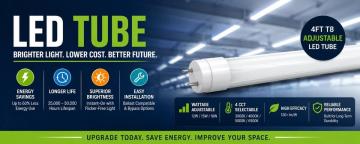 Linkable LED Shop Lights & Integrated LED Tubes