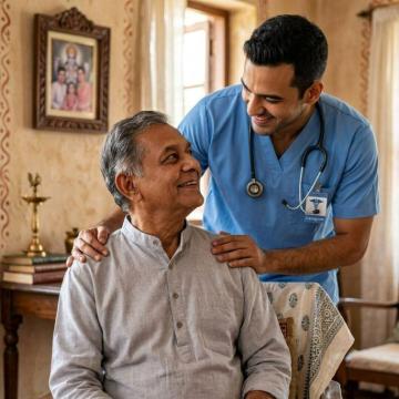 Prime Senior Care's Caregiver Support At Home In Mayur Vihar