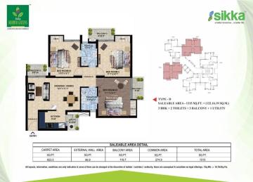 2 BHK Apartments in Greater Noida West | Sikka Kaamya Greens
