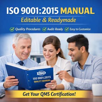 ISO 9001 Manual- Readymade Quality Document