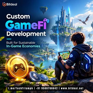 Custom GameFi Development: Built for Sustainable In-Game Economies