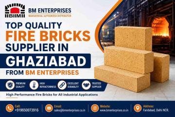 Top Quality Fire Bricks Supplier in Ghaziabad | BM Enterprises