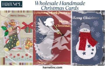 Wholesale Handmade Christmas Cards by Harnel Inc – Spread Joy This Festive Season!