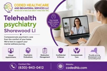 Telehealth psychiatry Shorewood LI