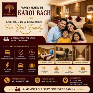 Family Hotel in Karol Bagh
