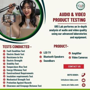 Audio Video Testing Labs Services in Faridabad