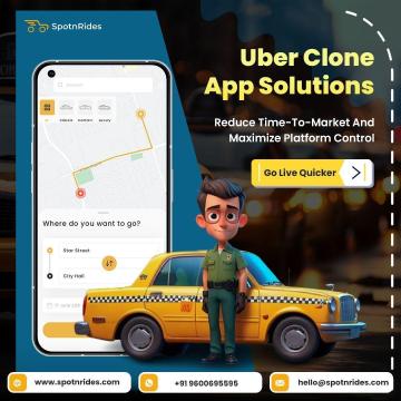 Run Your Taxi Startup Seamlessly with SpotnRides Uber Clone App