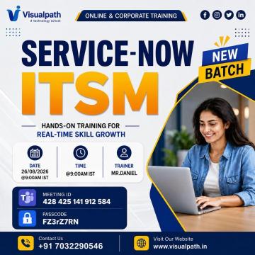 ServiceNow ITSM Training | Online New Batch