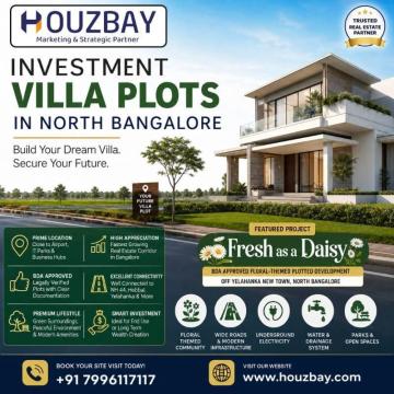 Investment Villa plots in North Bangalore | Houzbay Real Estate Consulting