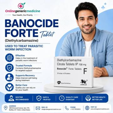 Banocide Forte (Diethylcarbamazine) for Parasitic Worm Infection | Online Generic Medicine