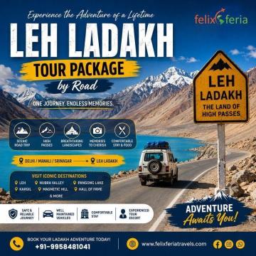 Leh Ladakh Tour Package by Road