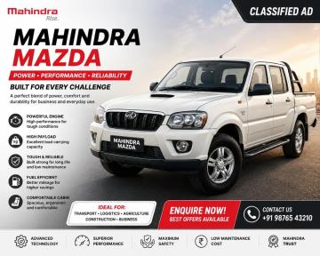 Mahindra Mazda – Reliable Commercial Truck for Business